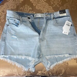 Jean shorts by Abercrombie and Fitch high-rise denim short size 27 inch waist/4